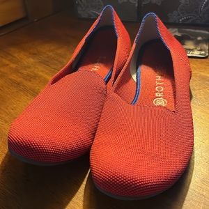 Rothys dark red loafer